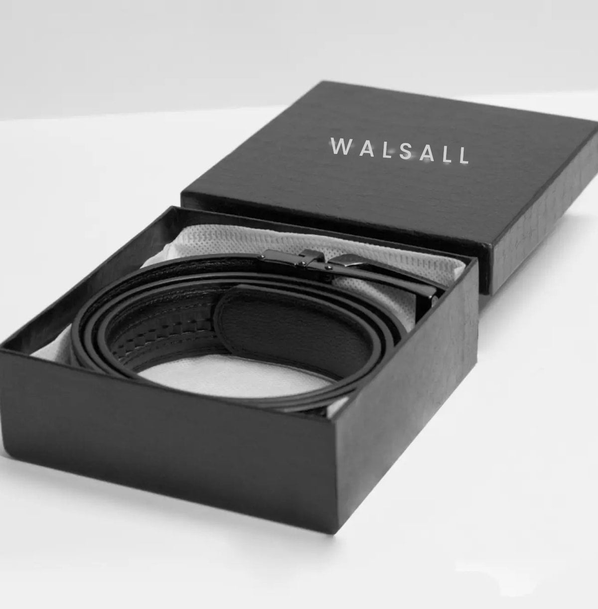 Leather Ratchet Belt | WALSALL