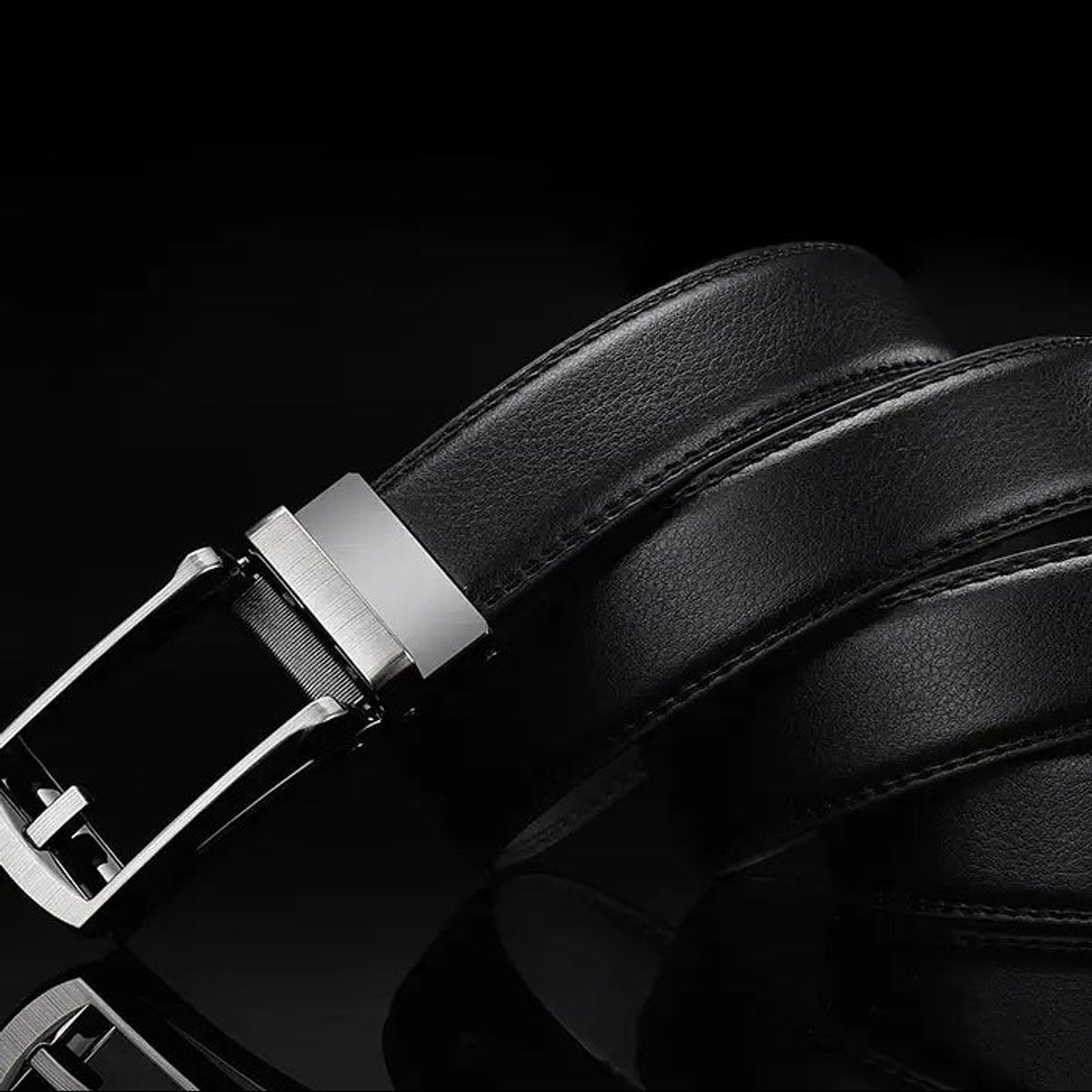 Leather Ratchet Belt | WALSALL