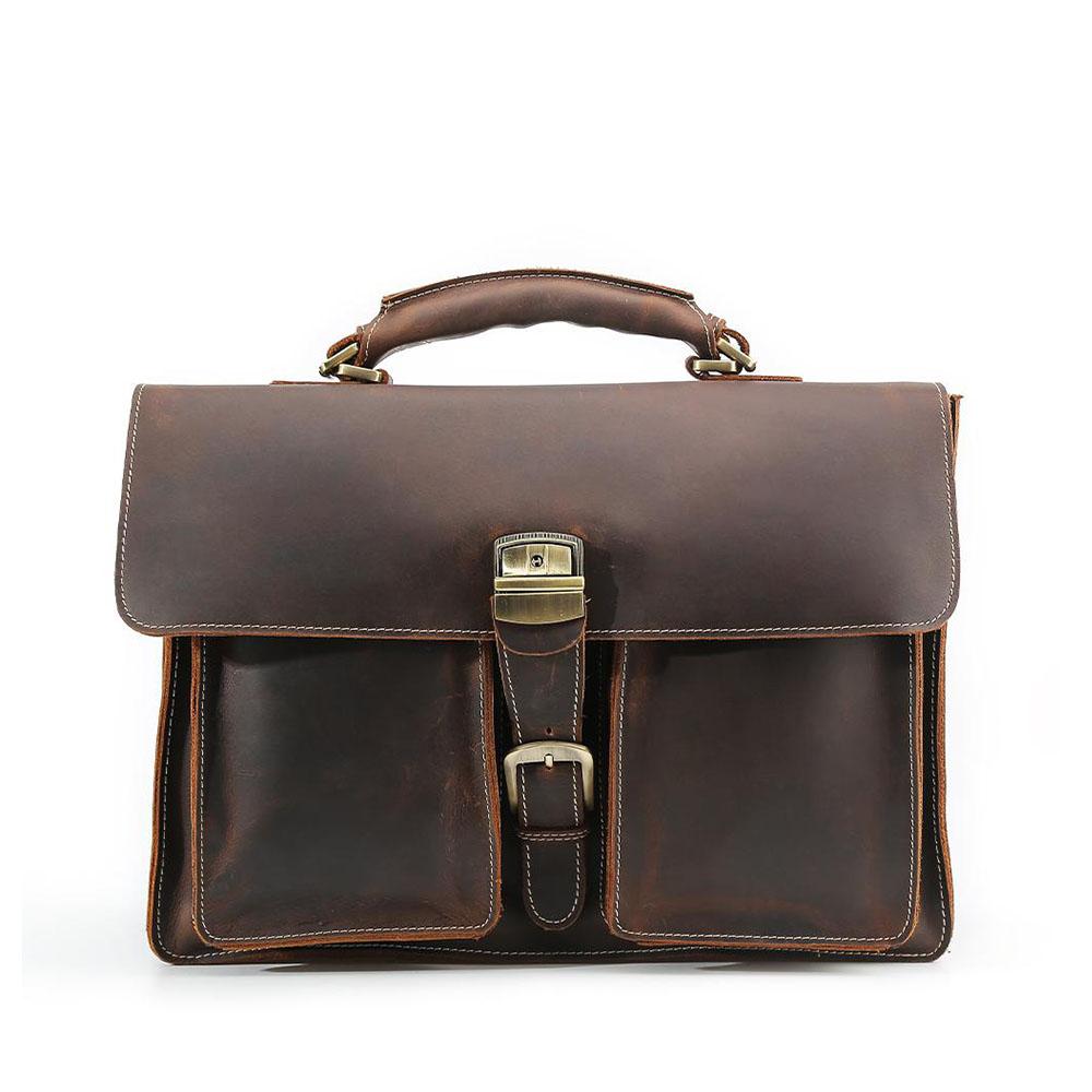 Brown Leather Shoulder Bag | CORK