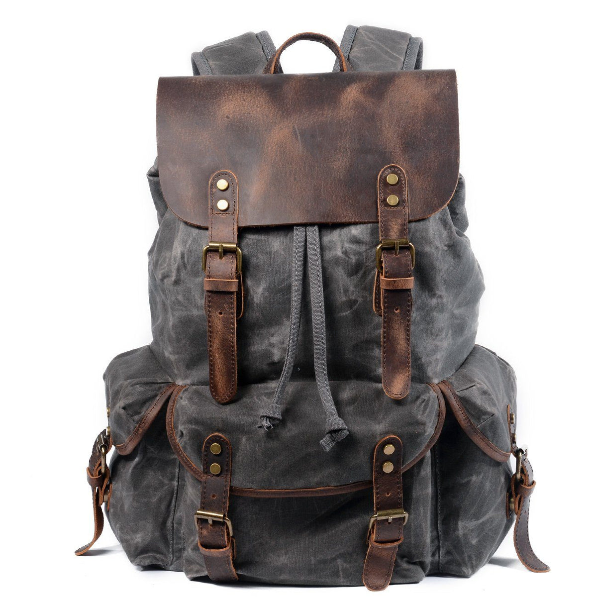 Canvas Leather Backpack | HARROGATE