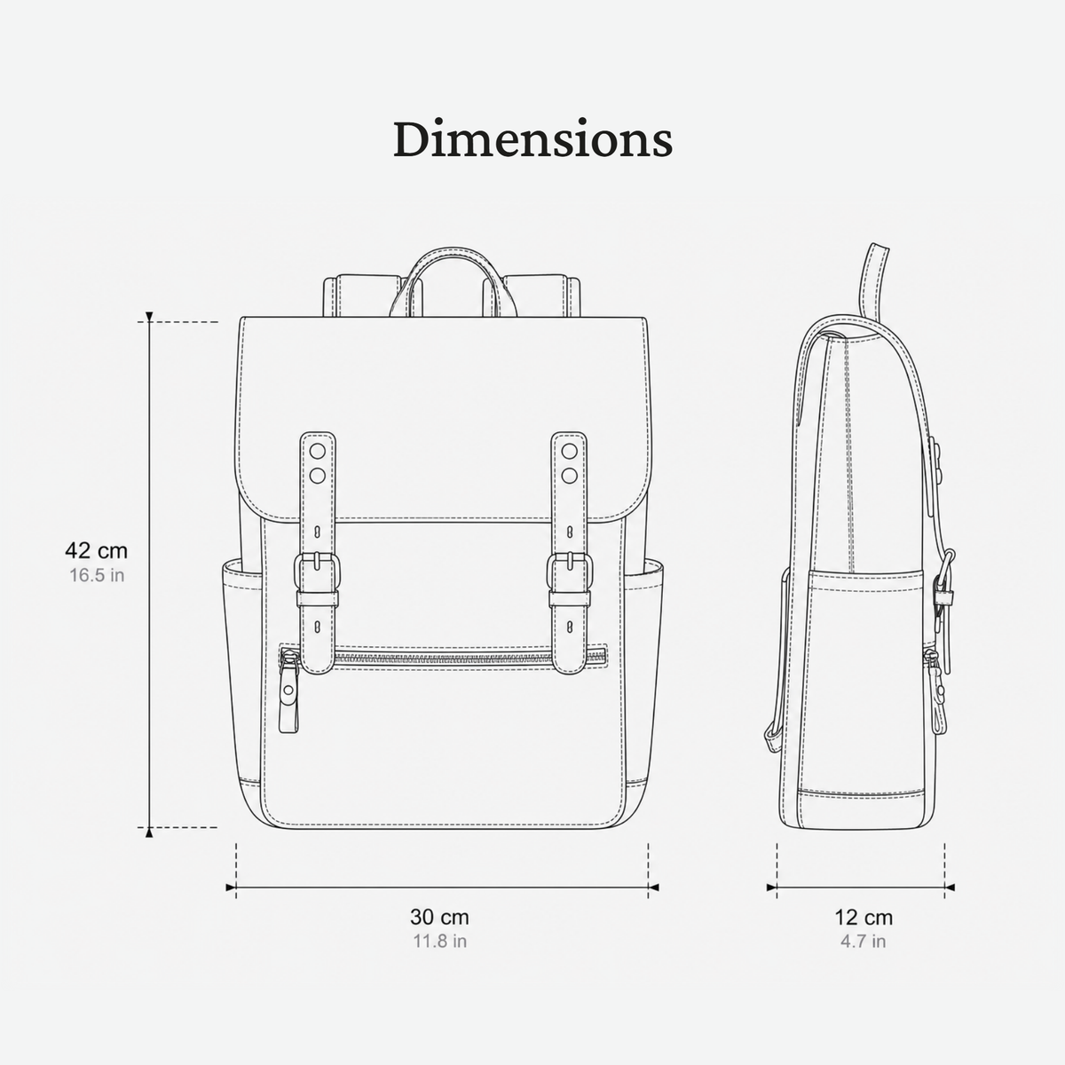 Cotton Canvas Backpack | ALNWICK