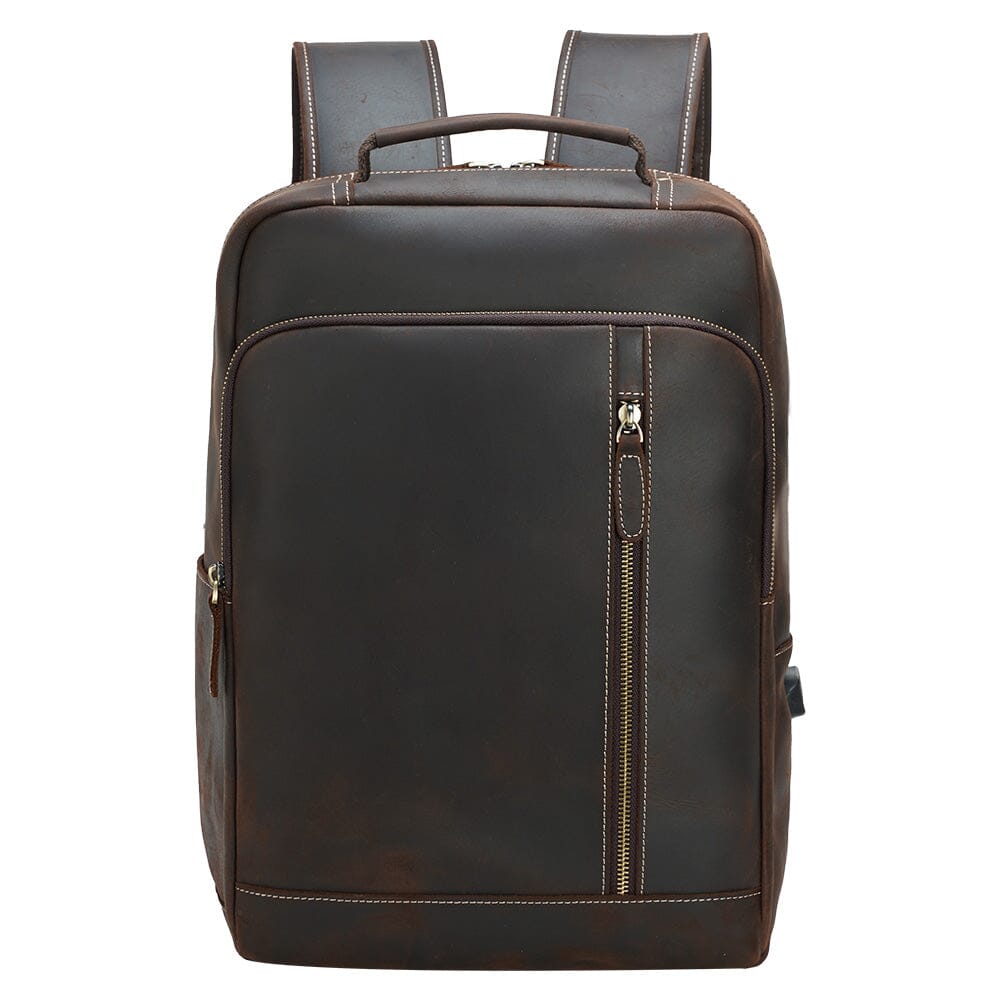 Crazy Horse Leather Backpack | BERWICK
