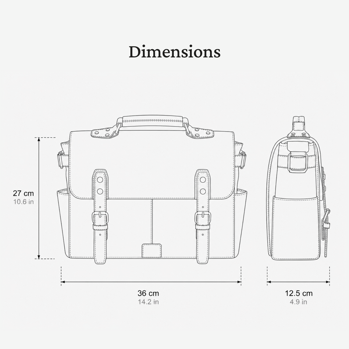 Canvas Crossbody Messenger Bag | TUCSON