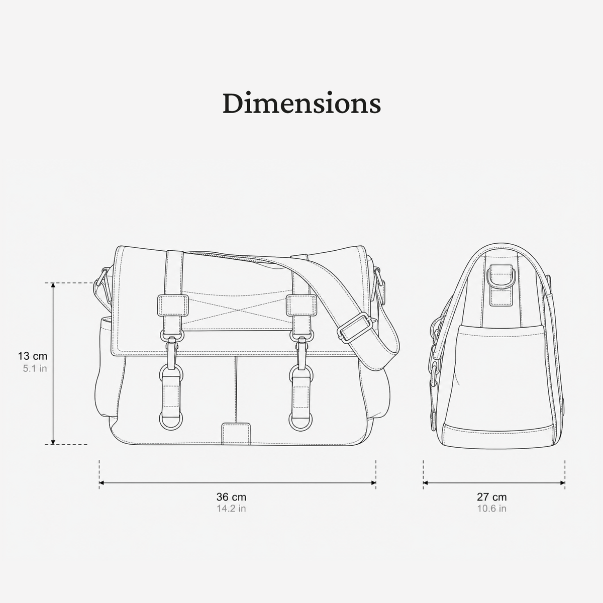 Crossbody Shoulder Bag | DALLAS