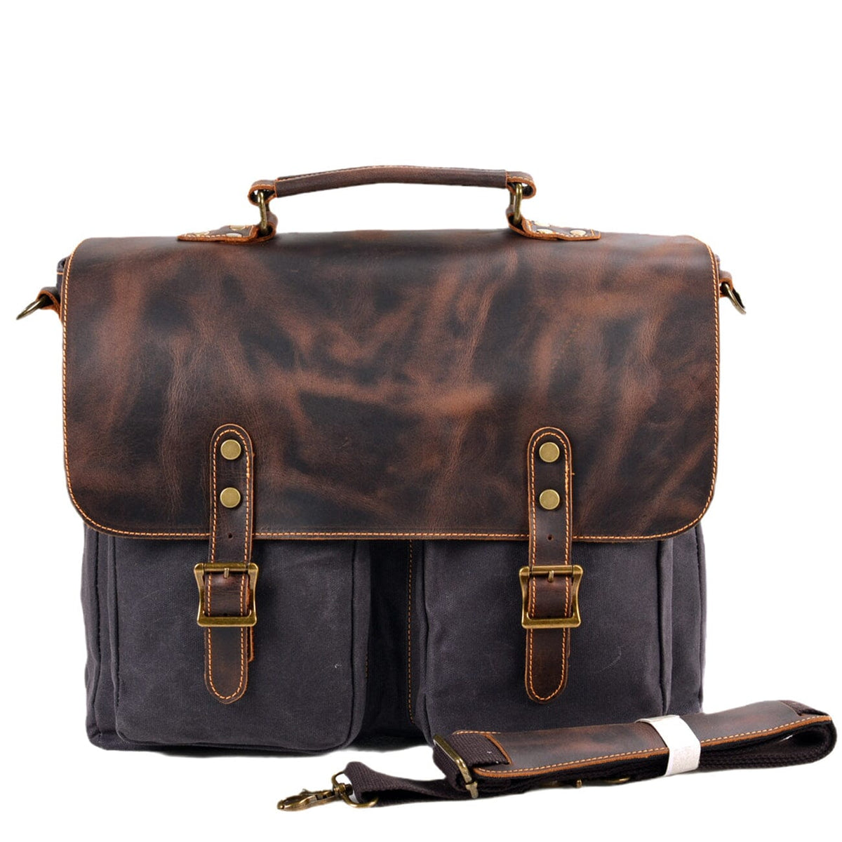 Vintage Canvas Messenger Bag | RALEIGH