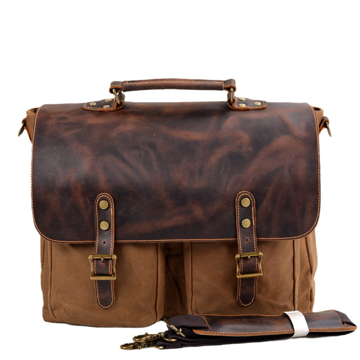 Vintage Canvas Messenger Bag | RALEIGH