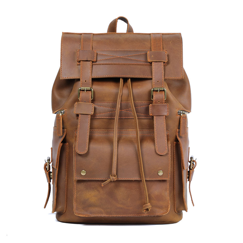 Brown Leather Backpack | SALISBURY