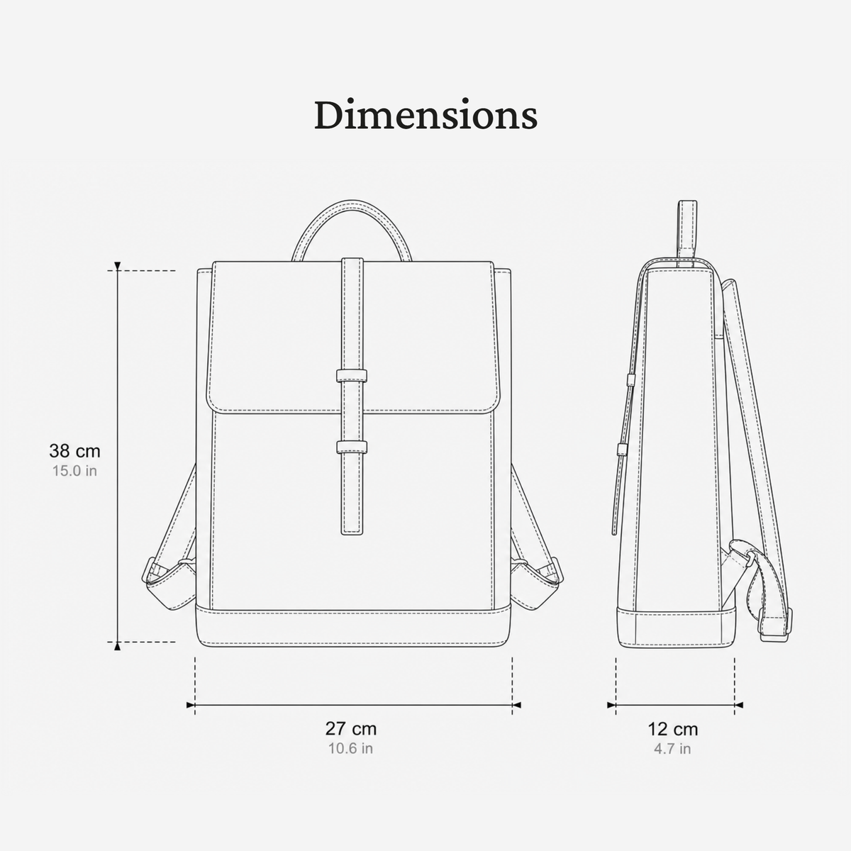 Leather Laptop Bag | LYME