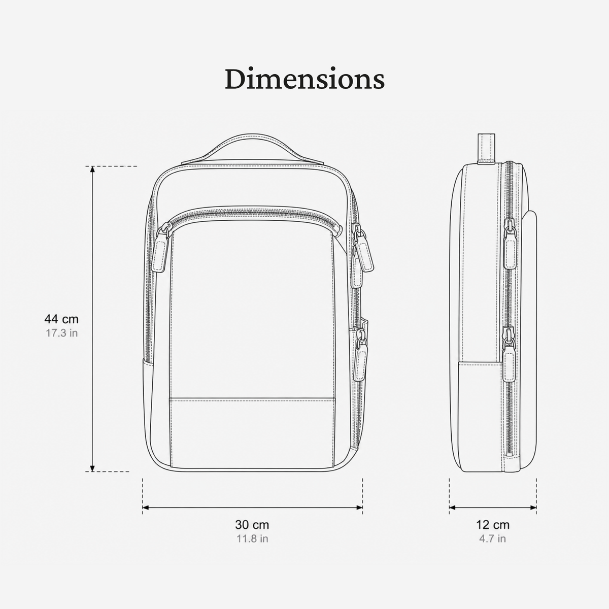 Leather Laptop Rucksack | BRIGHTON