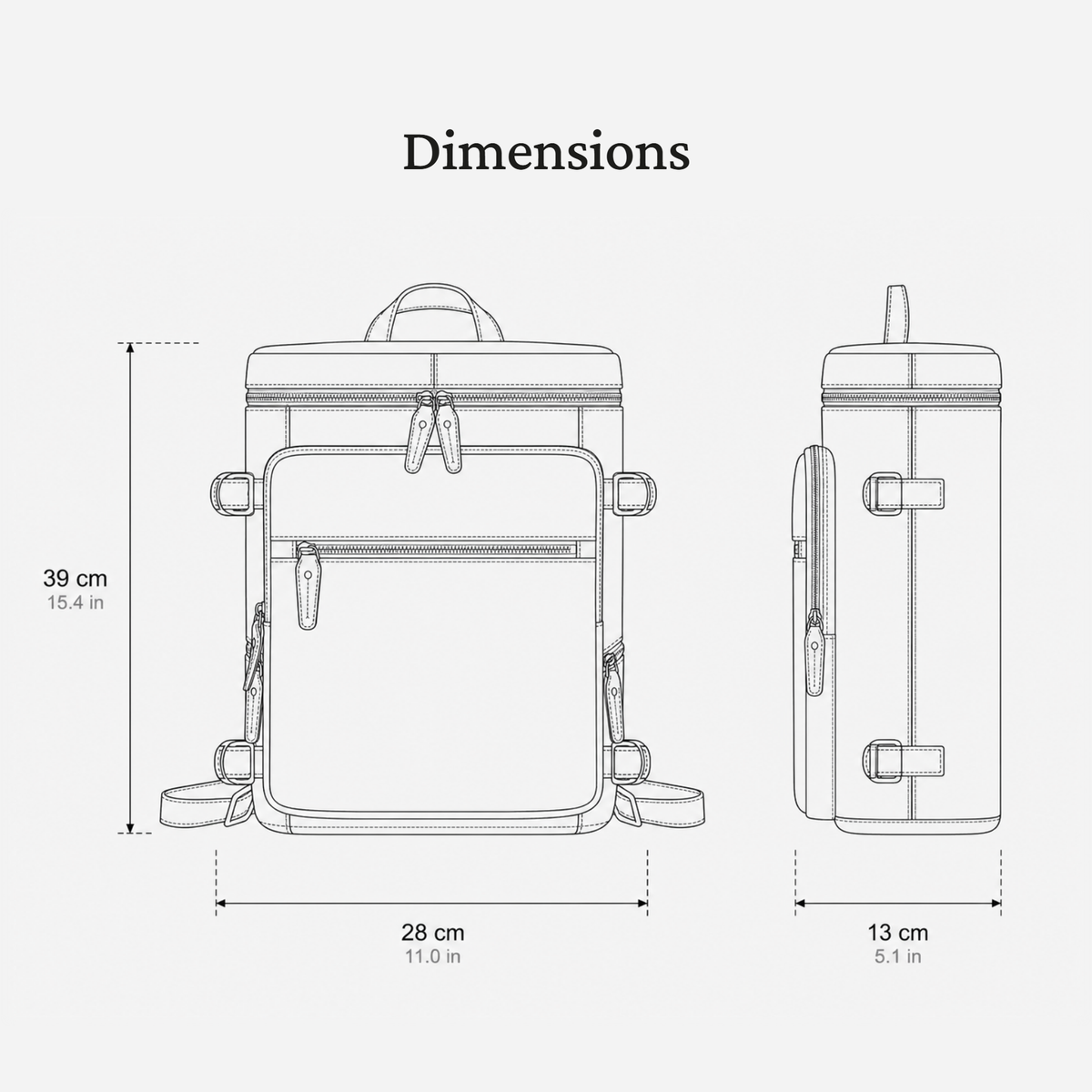 Leather Rucksack Backpack | PORTSMOUTH