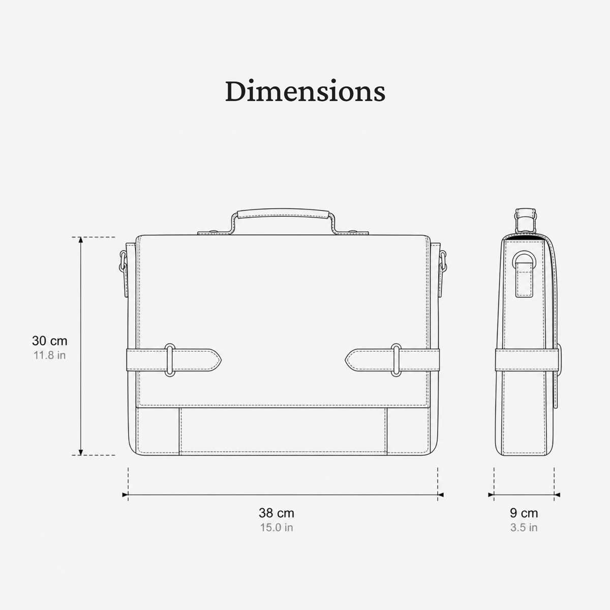 Leather Shoulder Bag | BUXTON