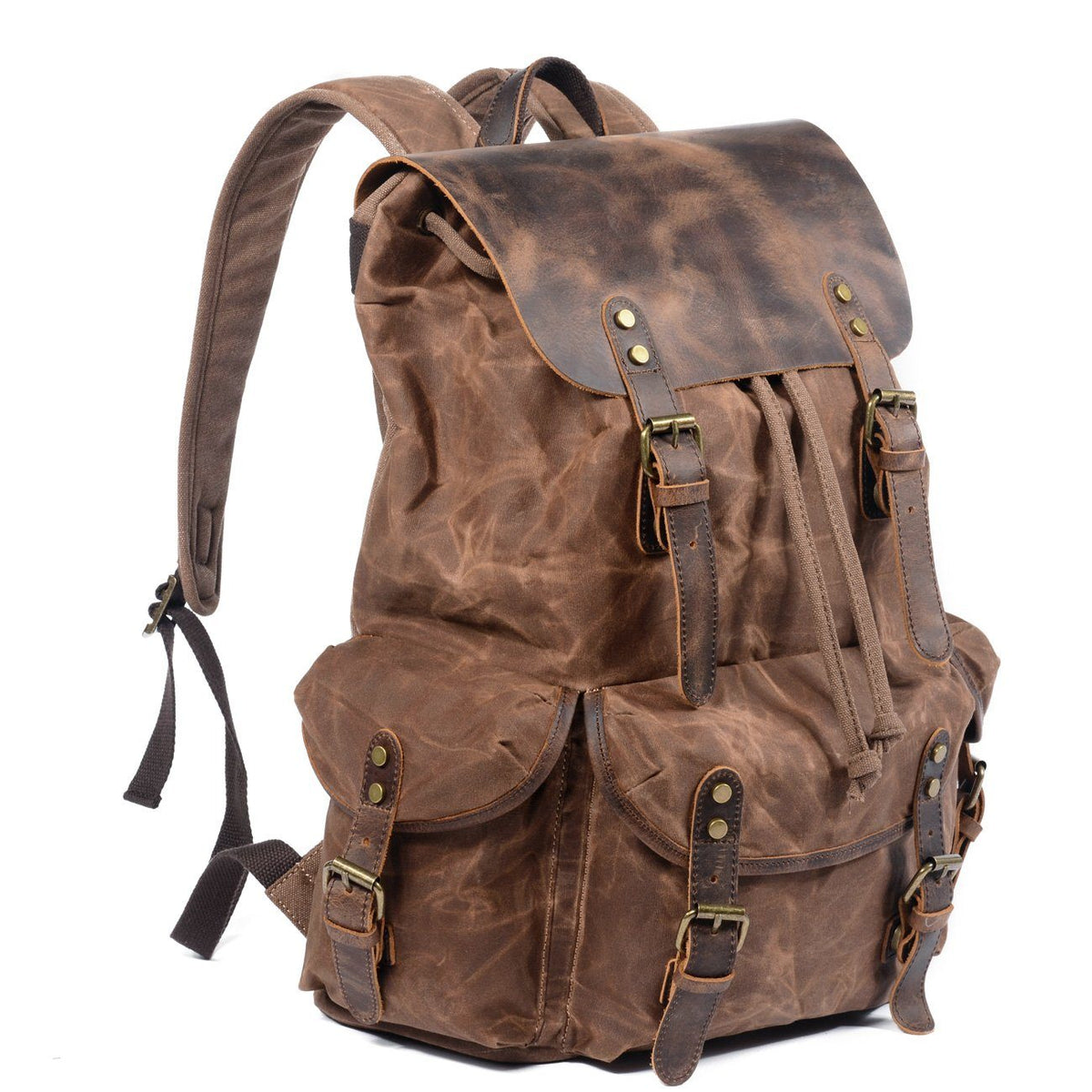 Vintage Canvas Leather Rucksack 23L | HARROGATE