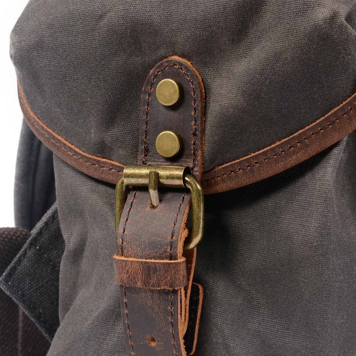 Vintage Canvas Leather Rucksack 23L | HARROGATE