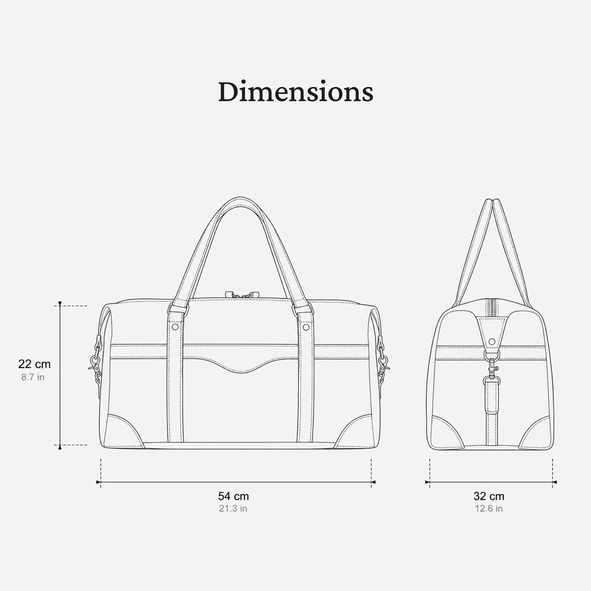 Men's Canvas Duffle Bag | PEMBROKE