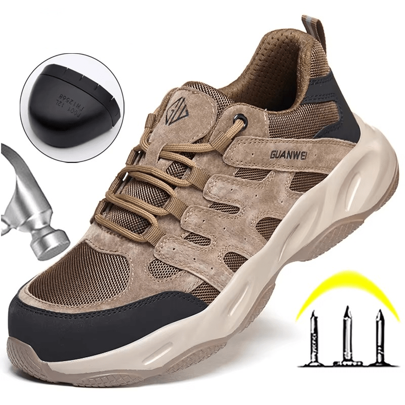 Rivik - Men's Steel Toe Work Boots | Anti-Puncture Protection