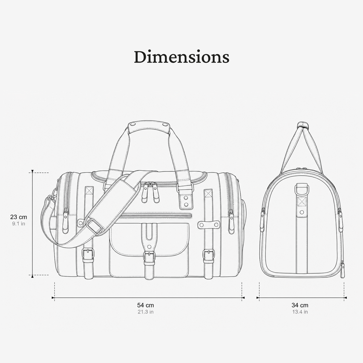 Small Duffle Bag | CASHEL