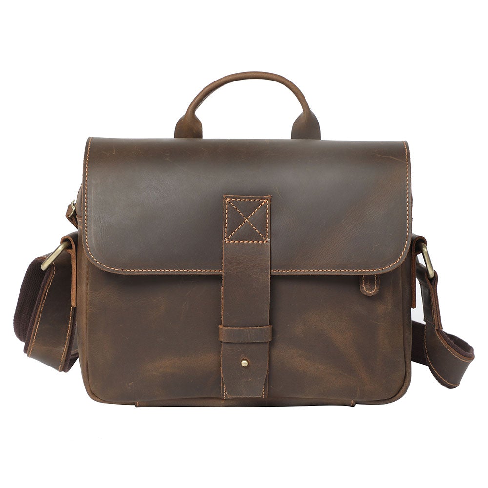 Small Leather Messenger Bag | ADARE