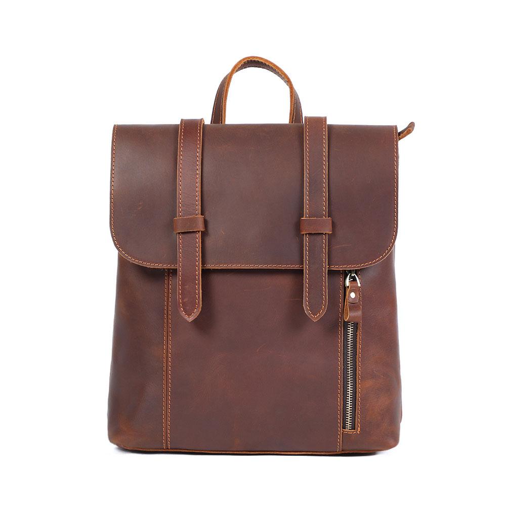 Small Leather Rucksack | ATHLONE