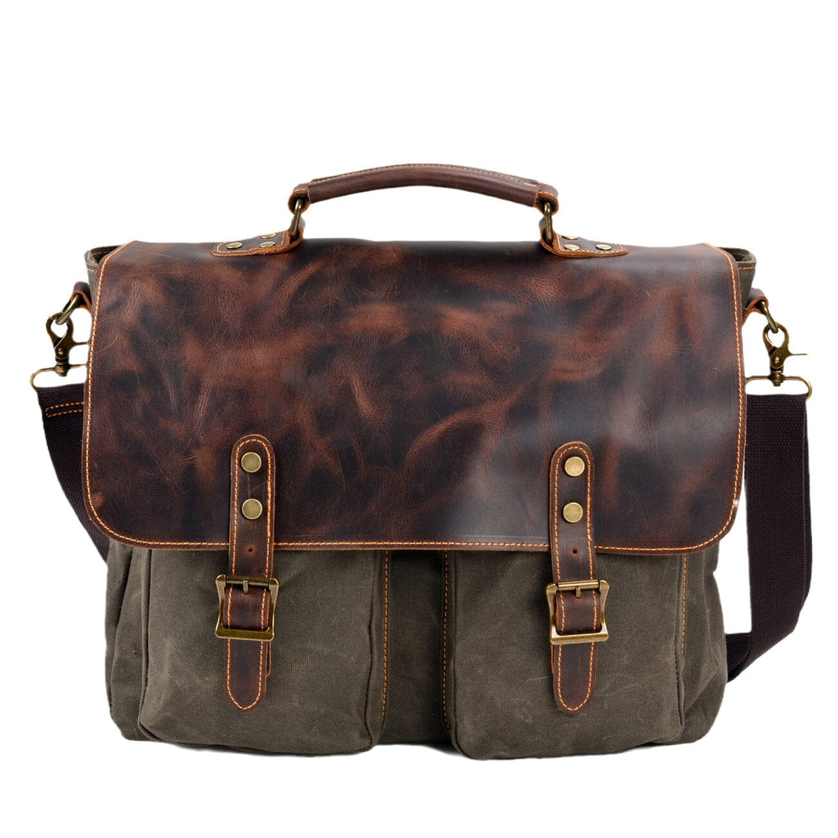 Vintage Canvas Messenger Bag | RALEIGH