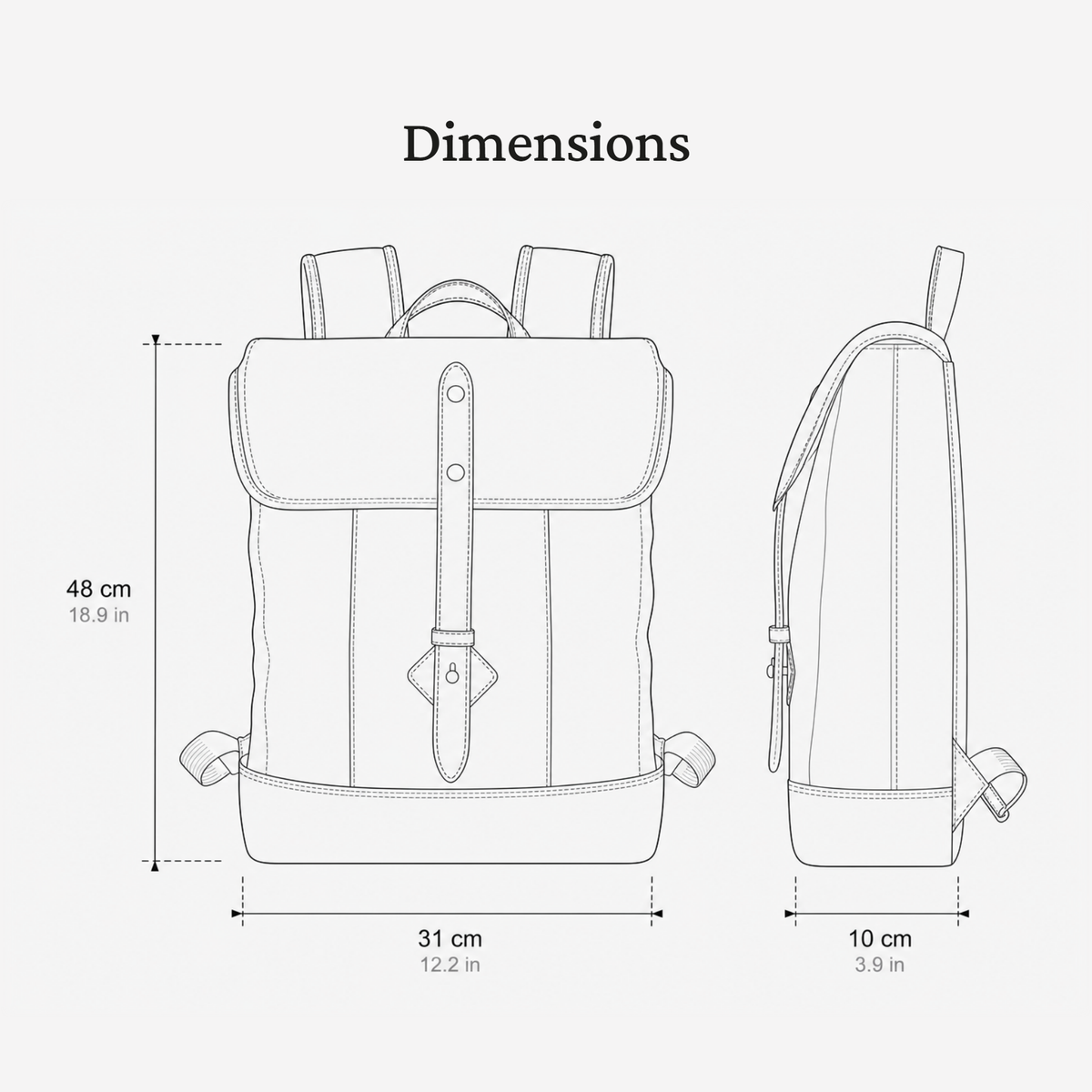 Wax Canvas Backpack | VANCOUVER