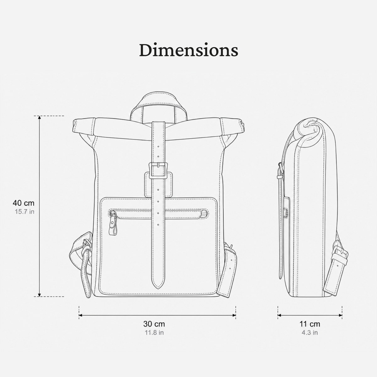 Waxed Canvas Rucksack | LEXINGTON