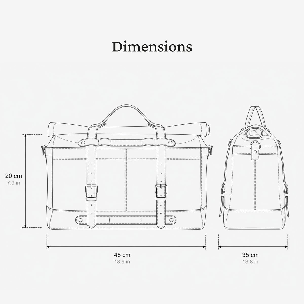 Waxed Canvas Duffle Bag | PITTSBURGH