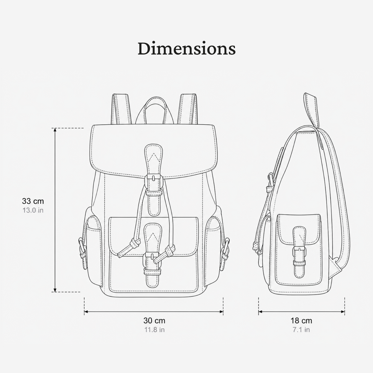 Womens Leather Backpack | BANGOR