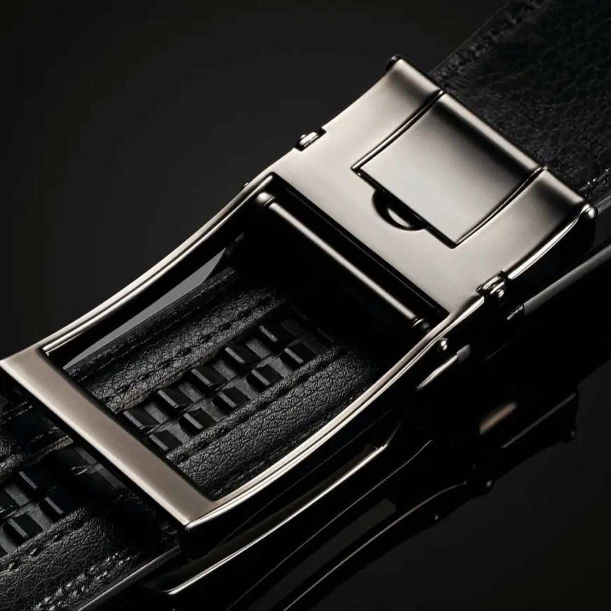 Leather Ratchet Belt | WALSALL