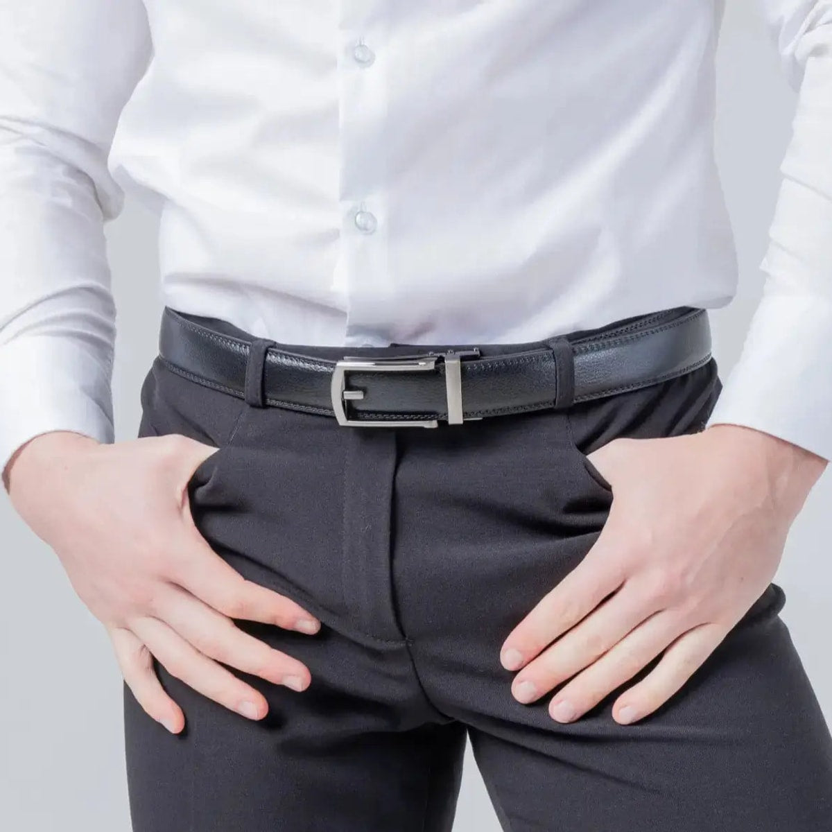 Leather Ratchet Belt | WALSALL