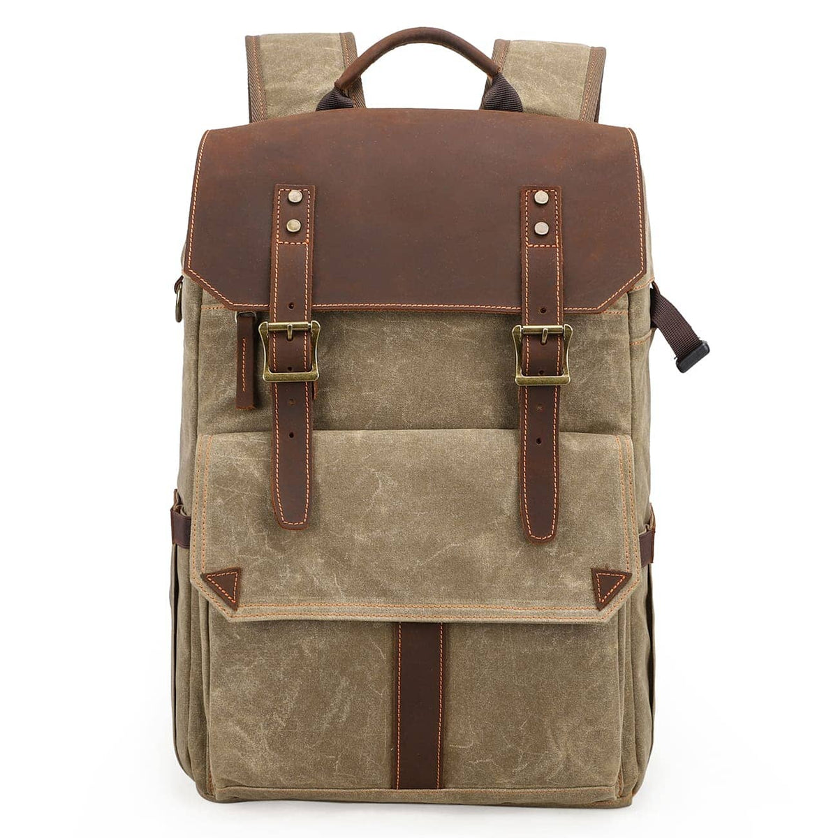 Waxed Canvas Camera Backpack | ALGONQUIN