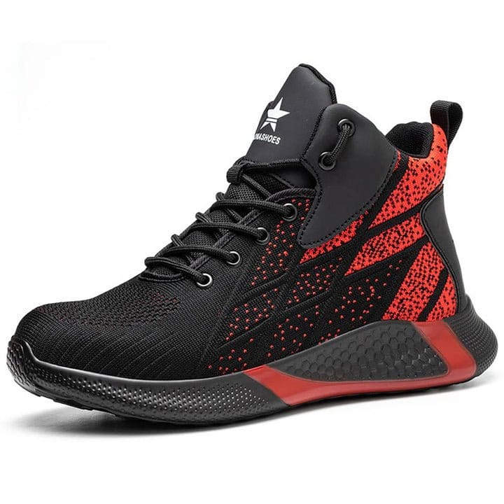 Alpha - Men's Red Work Shoes | Comfortable