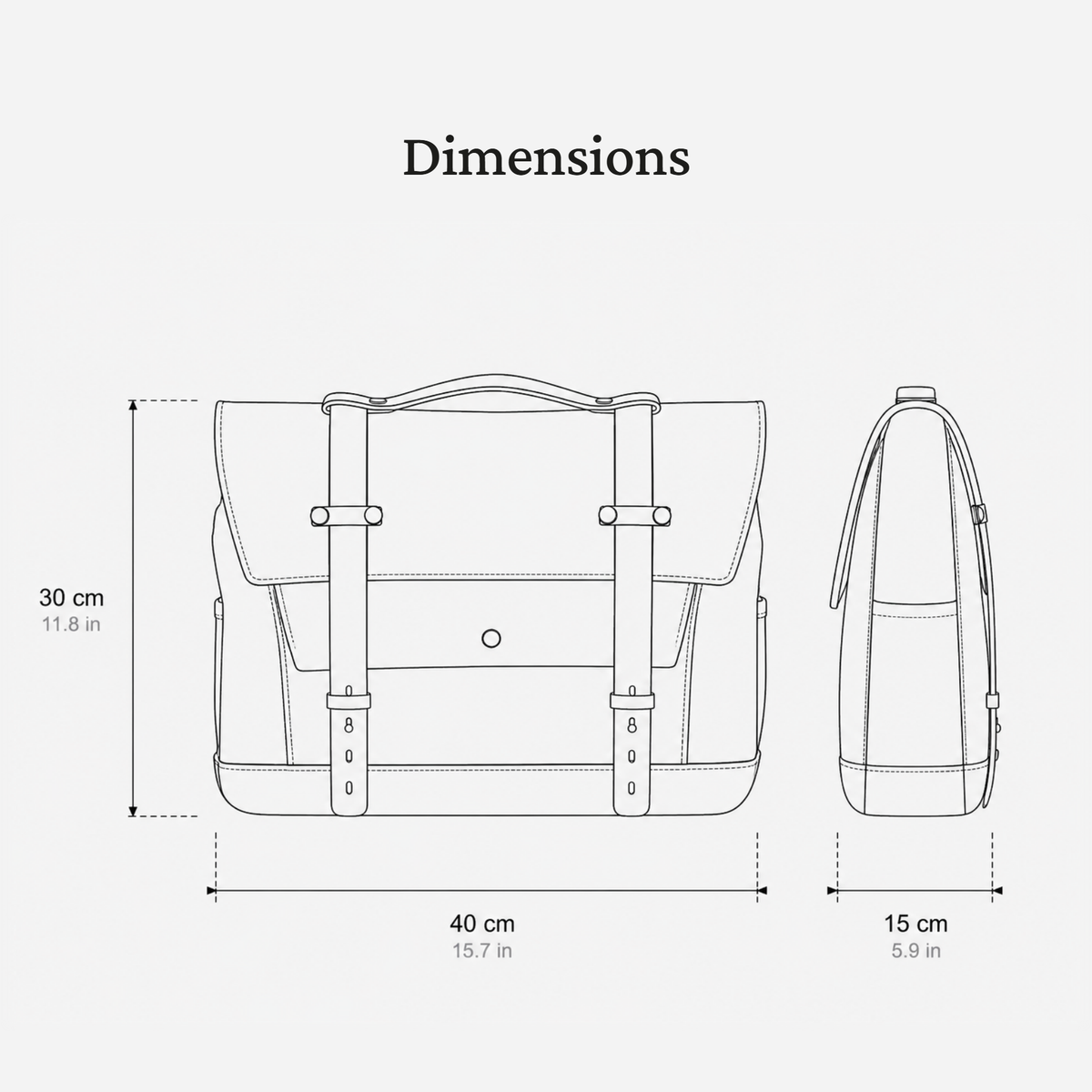 Canvas Motorcycle Saddlebag | JACKSON