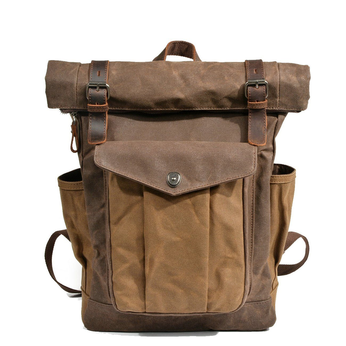 Waxed Canvas Roll Top Backpack | LOUISVILLE