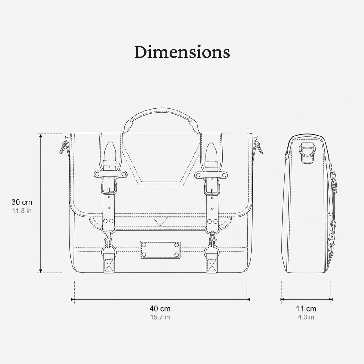 Canvas Shoulder Bag | WINDERMERE
