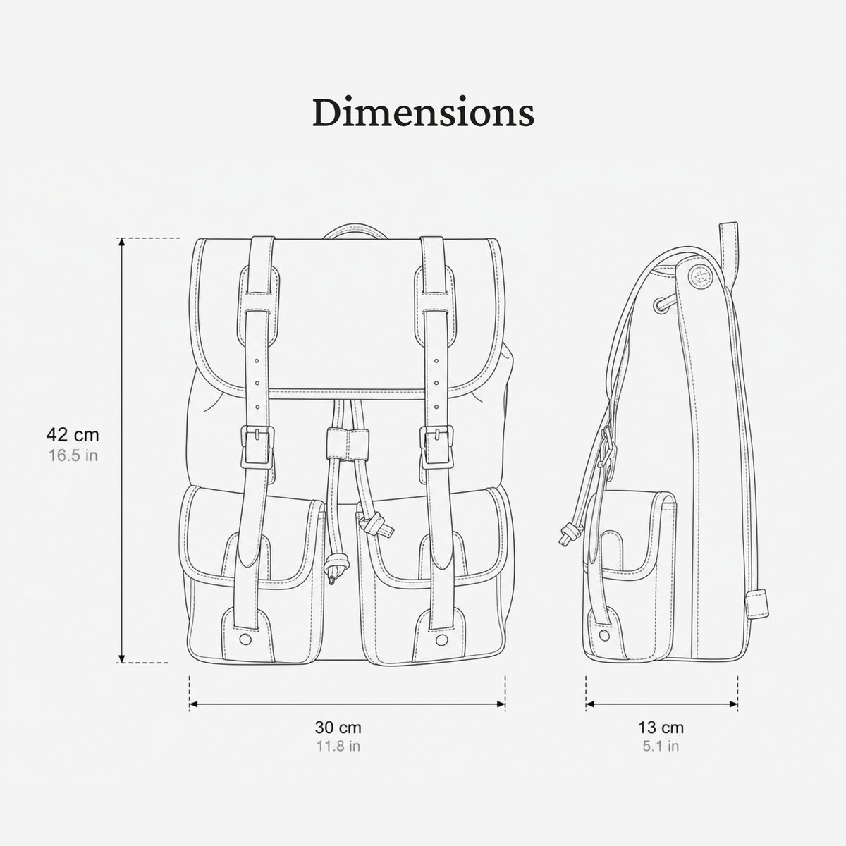 Canvas Travel Backpack | CALGARY