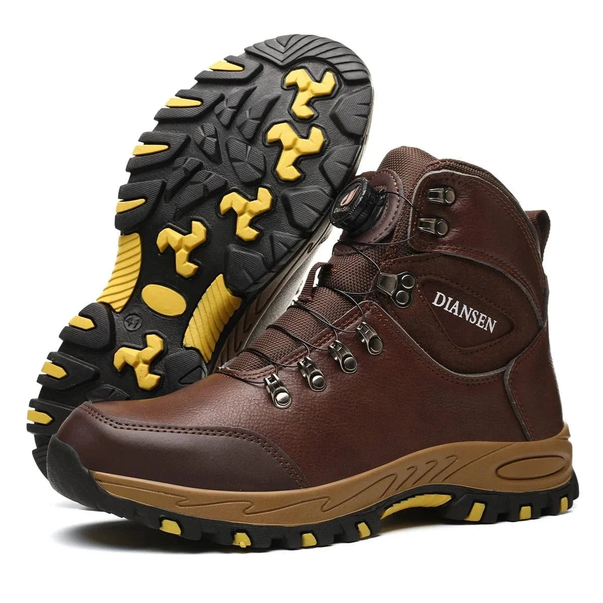 Diasen 9k - Men's Steel Toe Work Boots | Rubber Sole
