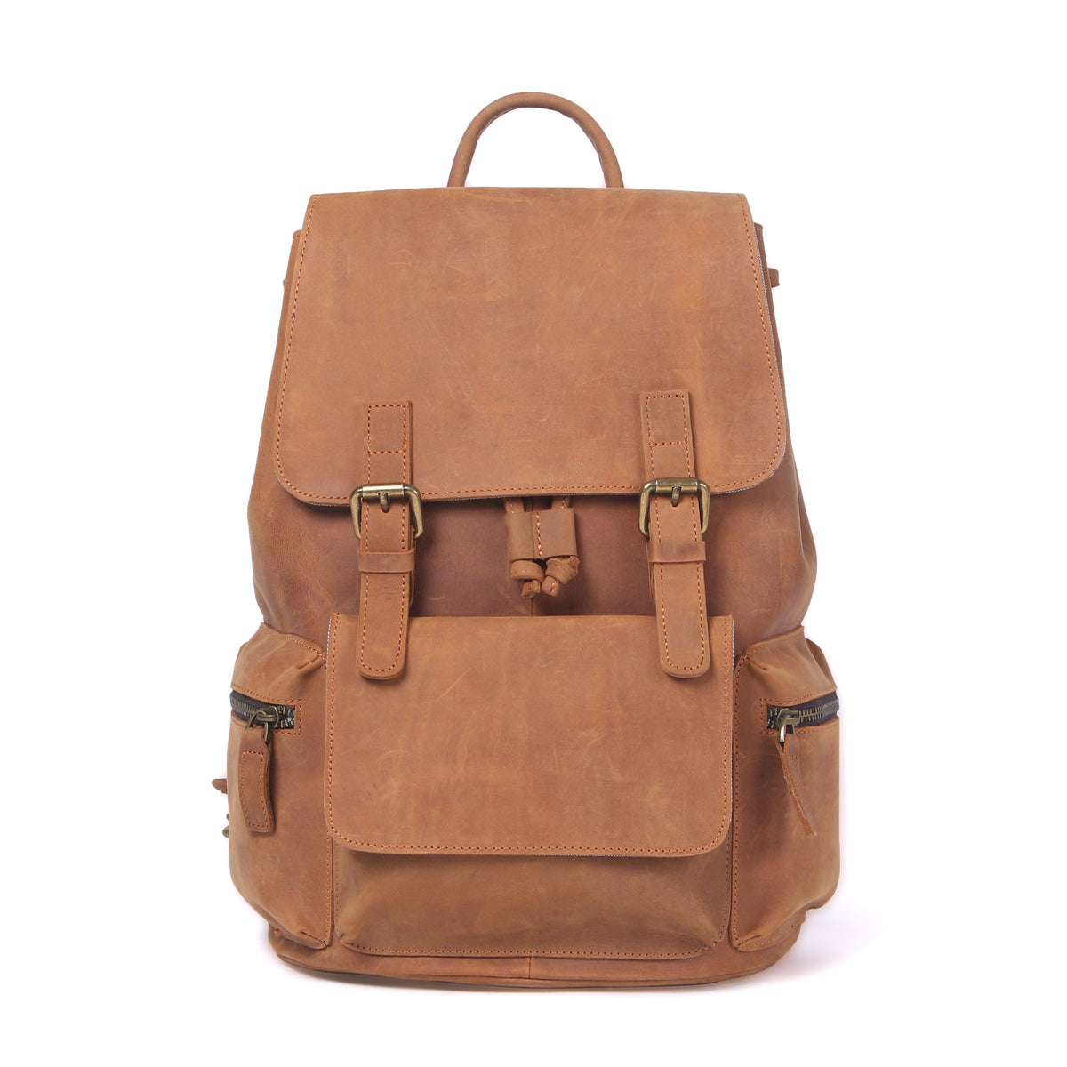 Leather Drawstring Backpack | PADSTOW
