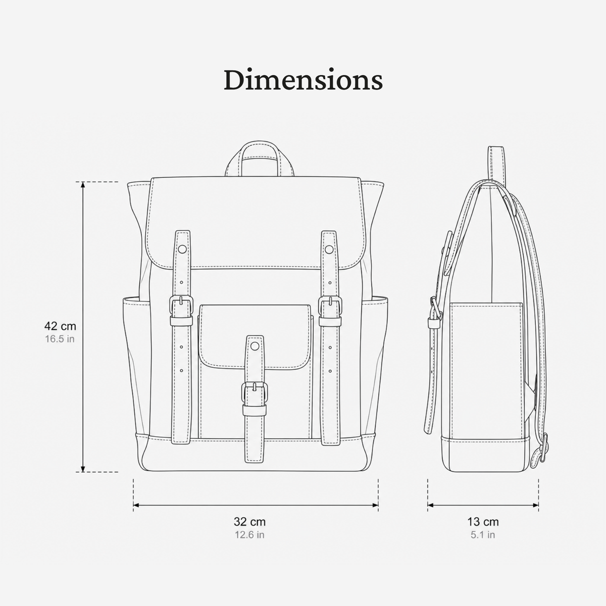 Vintage Laptop Backpack | CHESTER