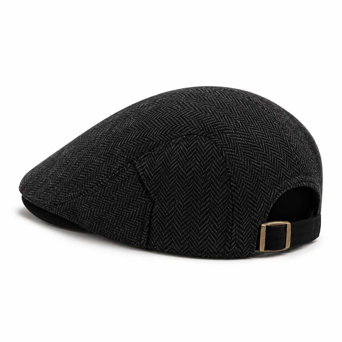 Herringbone Wool Driver Cap