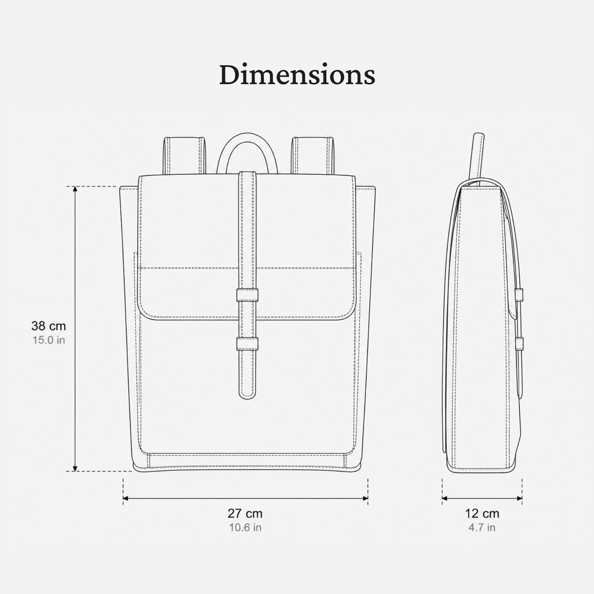 Leather Business Backpack | EXETER