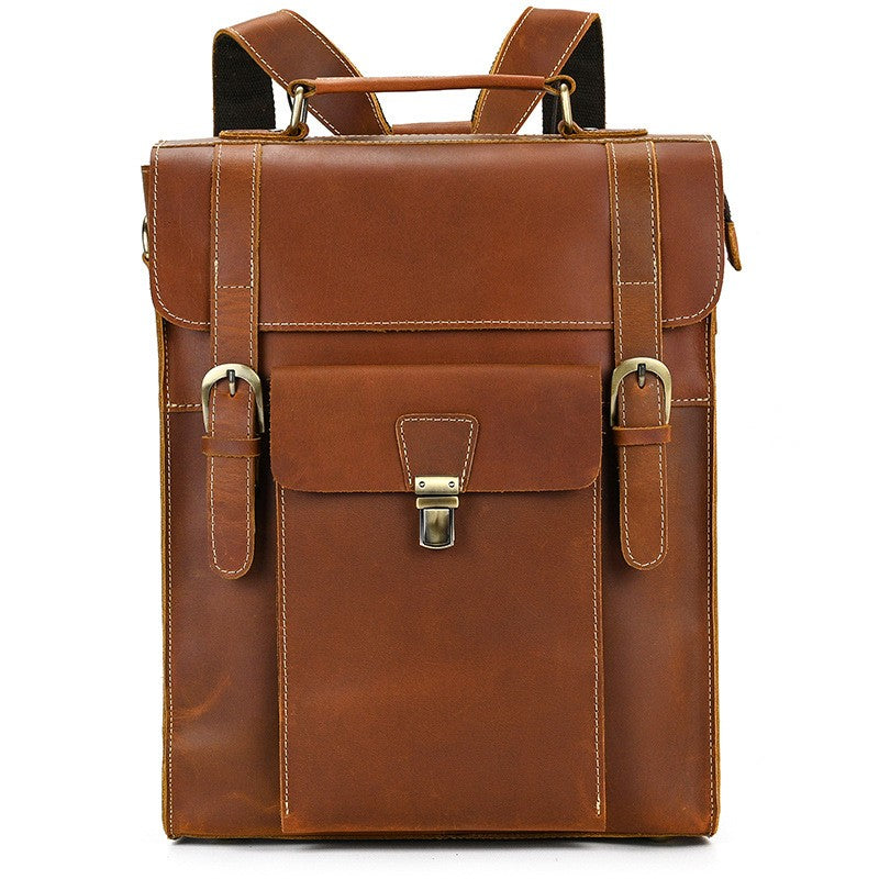 Leather Convertible Backpack | DARTMOUTH