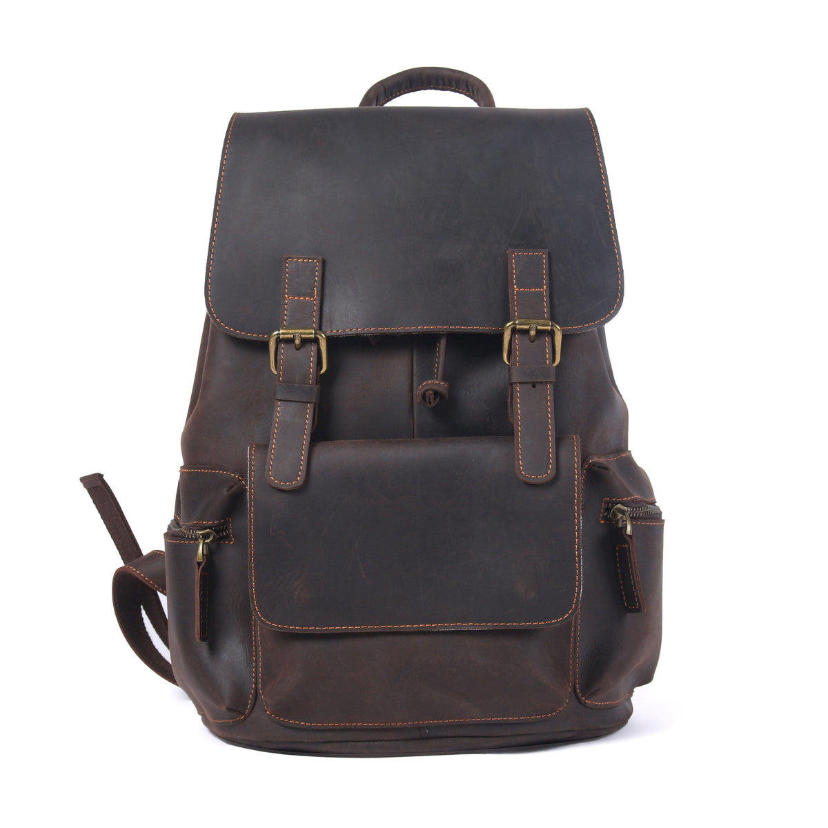 Leather Drawstring Backpack | PADSTOW