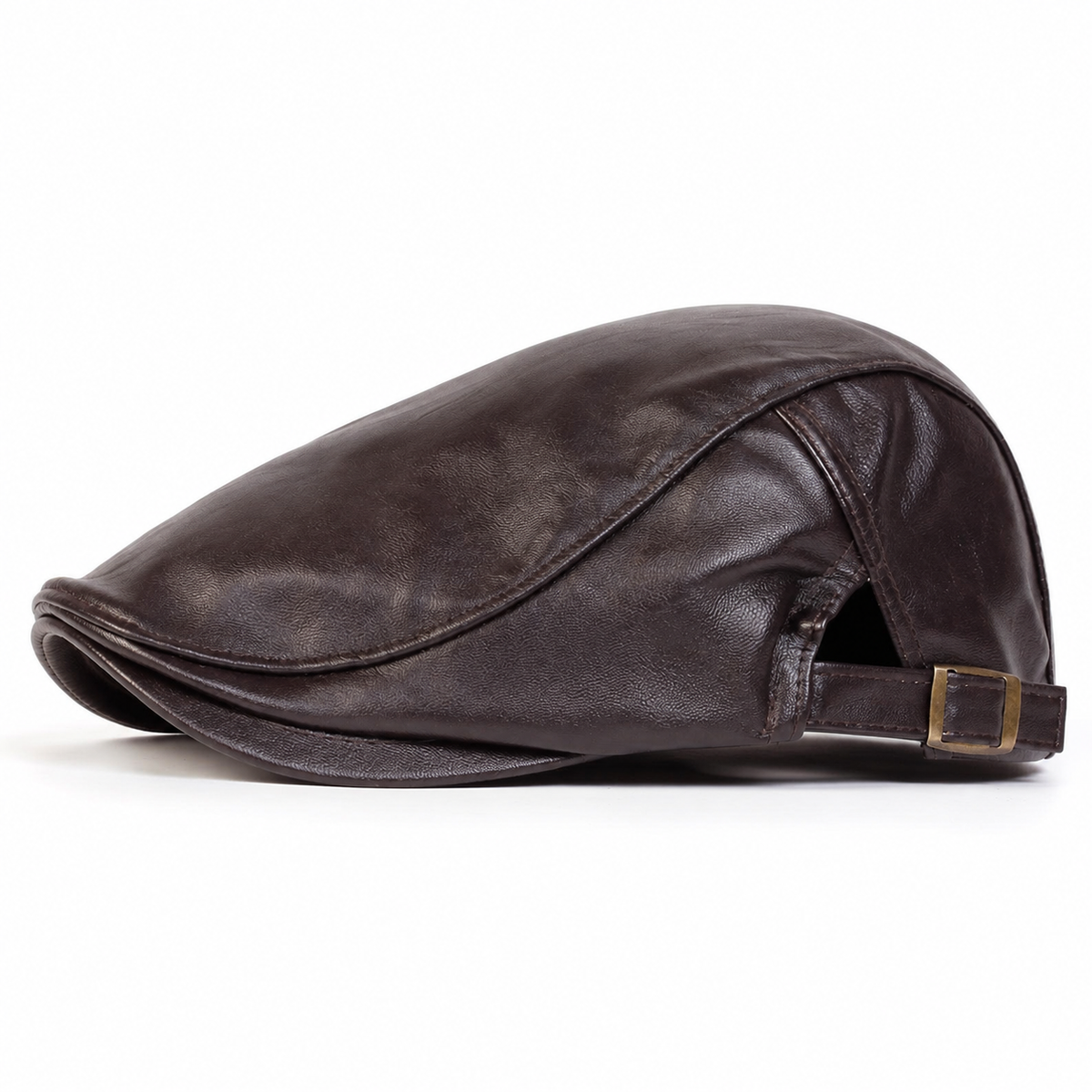 Leather Driver Cap