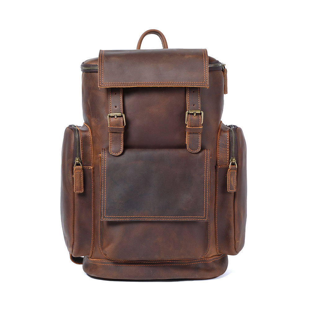 Leather Laptop Backpack | TRURO