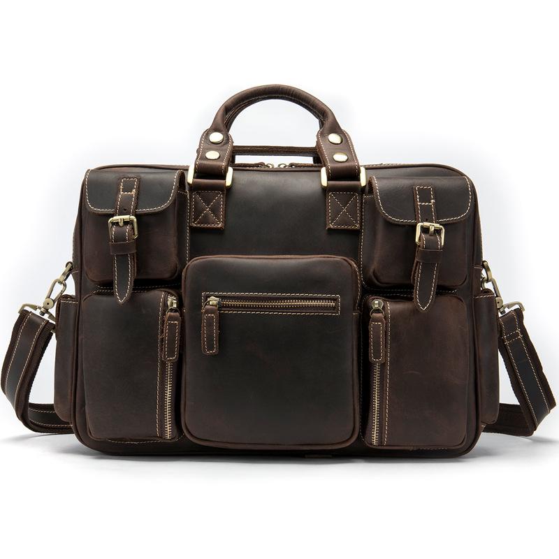 Leather Messenger Bag | BRECON