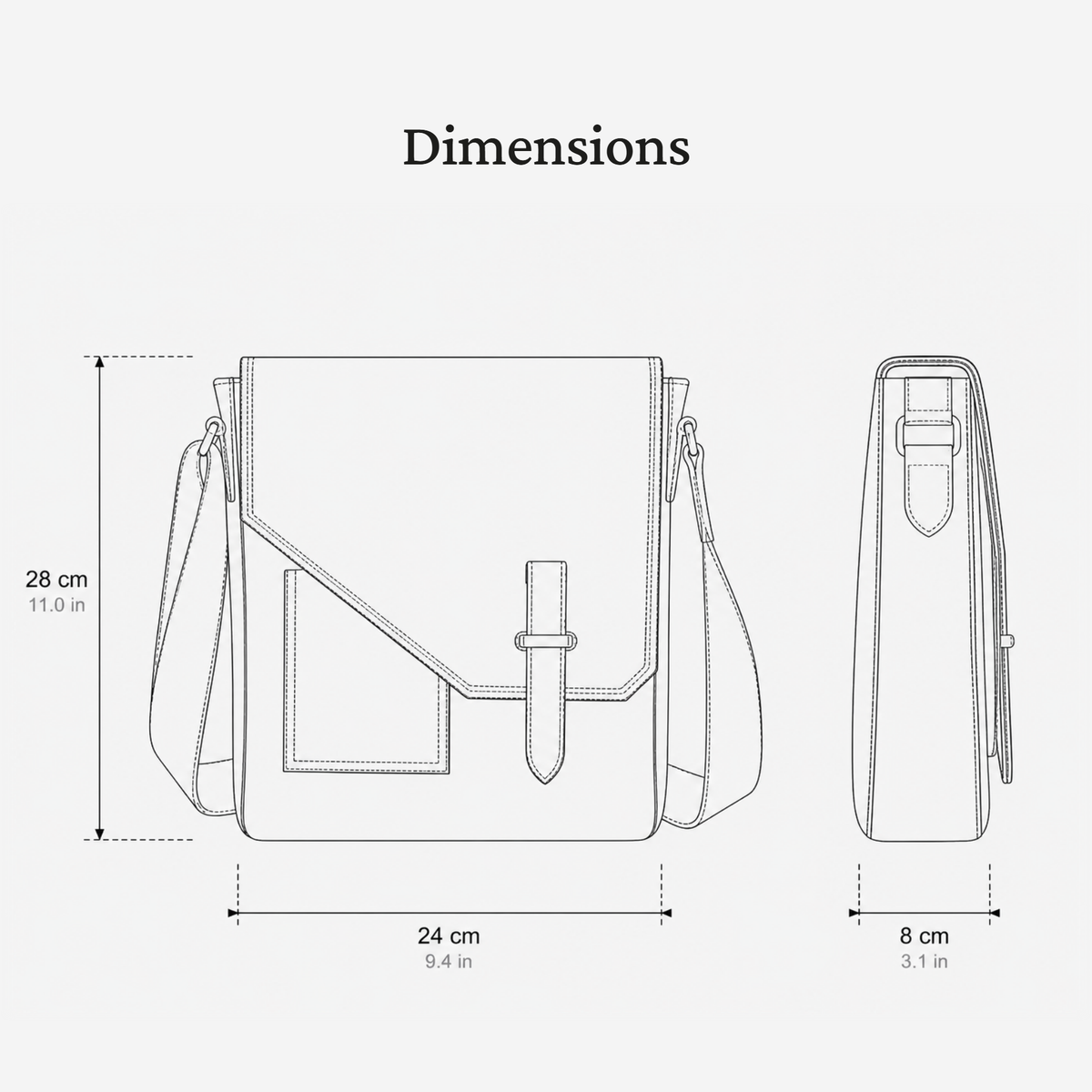Leather Satchel | STRATFORD