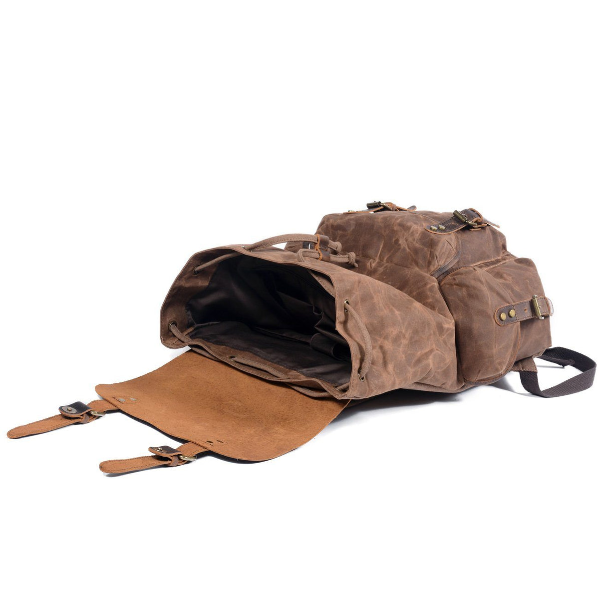 Vintage Canvas Leather Rucksack 23L | HARROGATE
