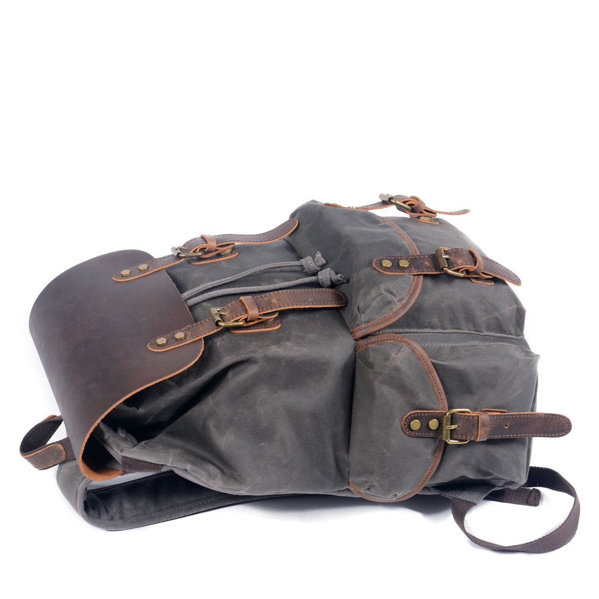 Vintage Canvas Leather Rucksack 23L | HARROGATE