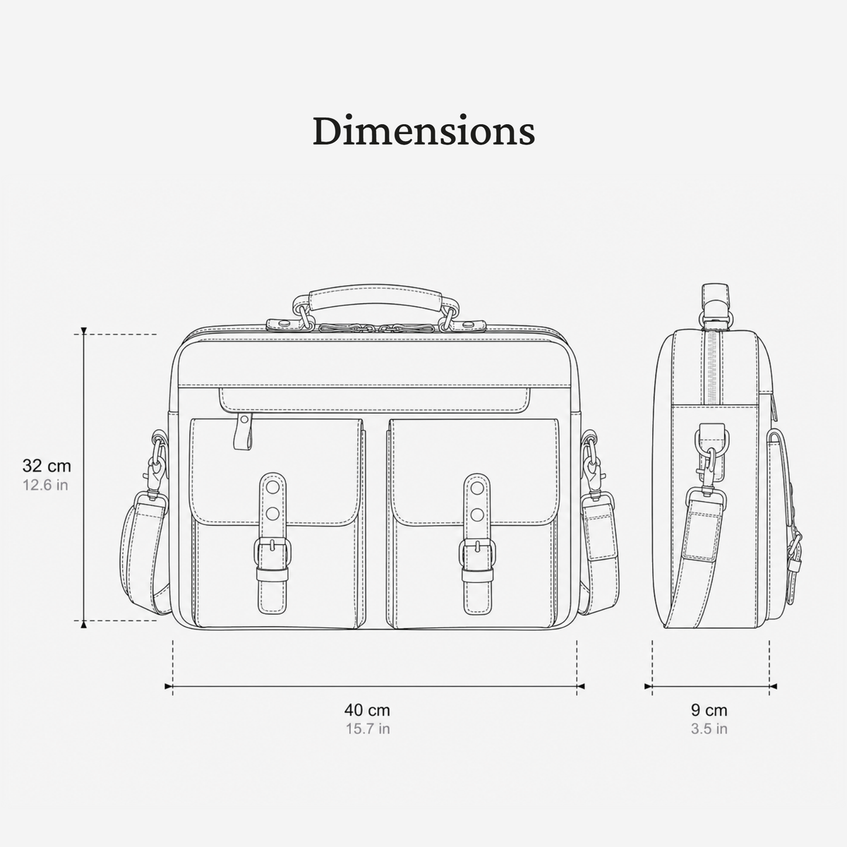 Mens Shoulder Bag | PORTLAND