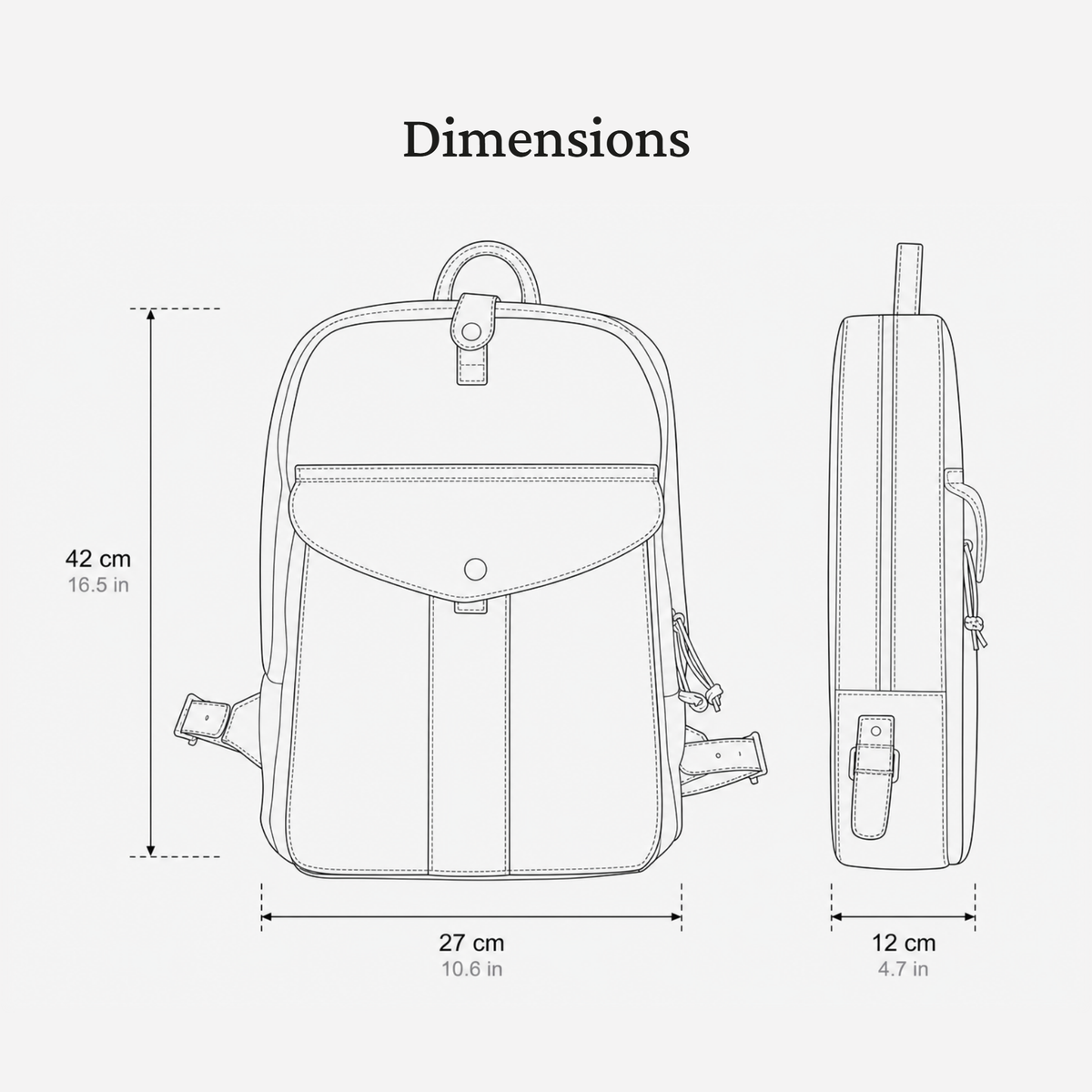 Premium Canvas Backpack | DUNDEE